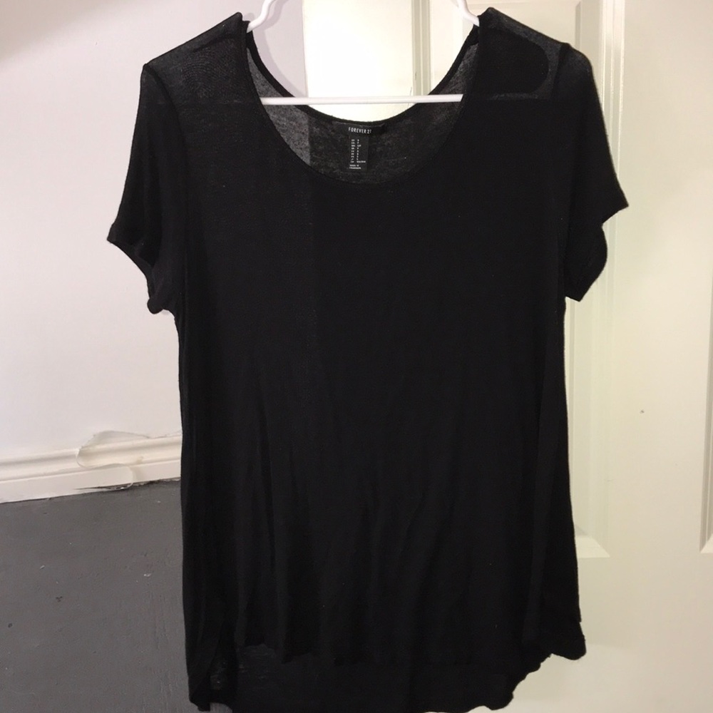 Black soft tee